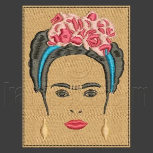 Parche Bordado Frida Kahlo