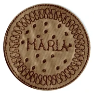 Parche Bordado Galleta Maria