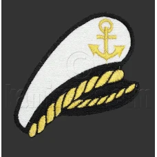Parche Bordado Gorra Capitan