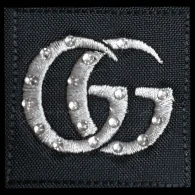 Parche Bordado Gucci pedreria