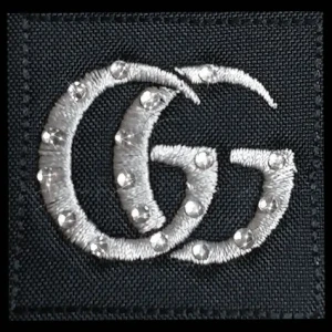 Parche Bordado Gucci pedreria
