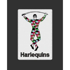 Parche Bordado Harlequins
