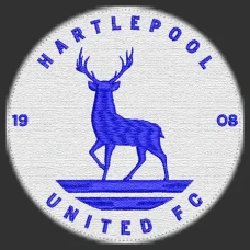Parche Bordado Hartlepool FC