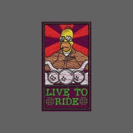 Parche Bordado Homer