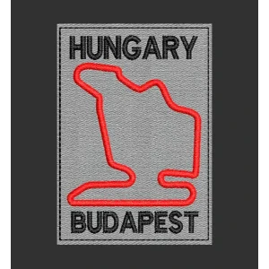Parche Bordado Hungary circuit