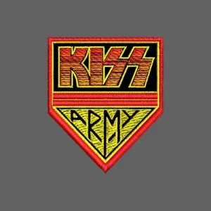Parche Bordado Kiss