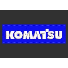 Parche Bordado Komatsu