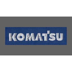 Parche Bordado Komatsu
