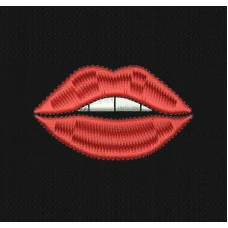 Parche Bordado Labios I