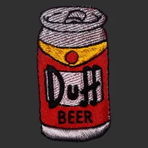 Parche Bordado Lata Duff