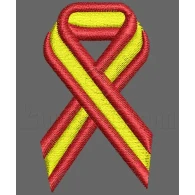 Parche Bordado Lazo bandera Espa&ntilde;a
