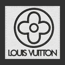 Parche Bordado Louis Vuitton flor
