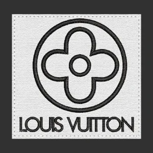 Parche Bordado Louis Vuitton flor