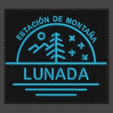 Parche Bordado Lunada