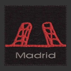 Parche Bordado Madrid puerta europa