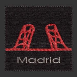Parche Bordado Madrid puerta europa