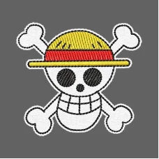 Parche Bordado Manga Luffy