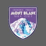Parche Bordado Mont Blanc