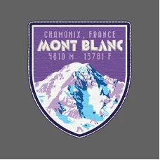 Parche Bordado Mont Blanc
