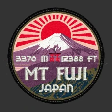 Parche Bordado Monte Fuji