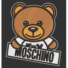 Parche Bordado Moschino oso