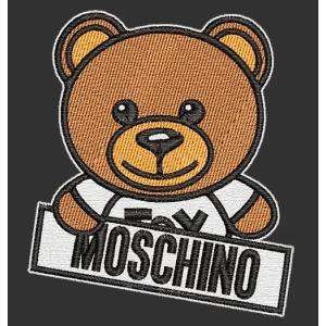 Parche Bordado Moschino oso
