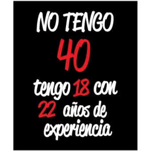 Parche No tengo 40