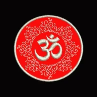 Parche Bordado Om simbolo yoga