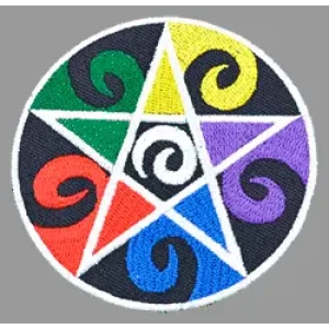 Parche Bordado Pentagrama