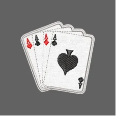 Parche Bordado Poker