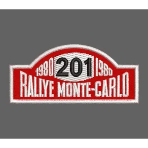 Parche Bordado Rallye de Montecarlo