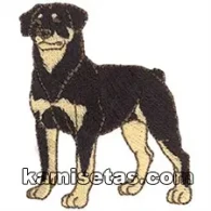 Parche Bordado Rotweiler