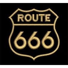 Parche Bordado Route 666