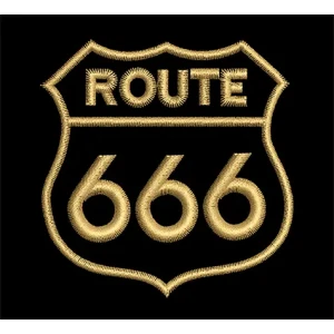 Parche Bordado Route 666