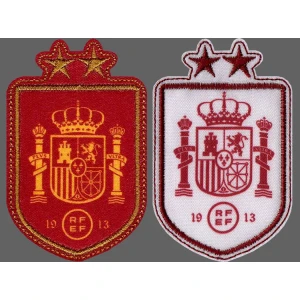 Parche Bordado Seleccion Española de Futbol 2 estrellas