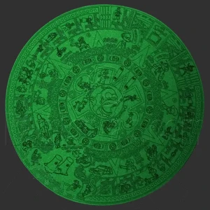 Parche Simpson calendario azteca
