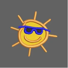 Parche Bordado Sol I