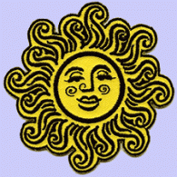 Parche Bordado Sol