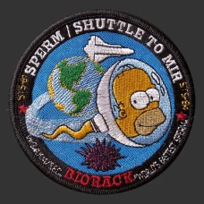 Parche Bordado Sperm shuttle to mir