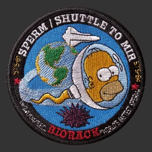 Parche Bordado Sperm shuttle to mir