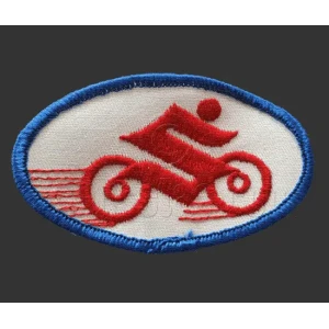 Parche Bordado Suzuki vintage