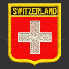 Parche Bordado Switzerland