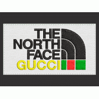 Parche Bordado TNF Gucci