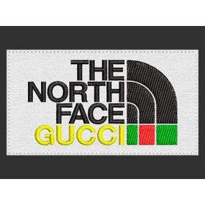 Parche Bordado TNF Gucci