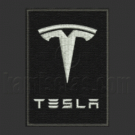 Parche Bordado Tesla