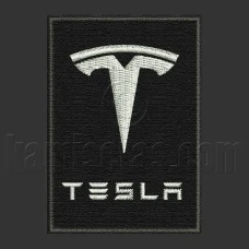 Parche Bordado Tesla