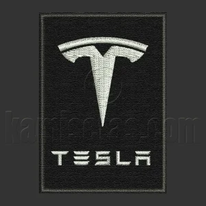 Parche Bordado Tesla