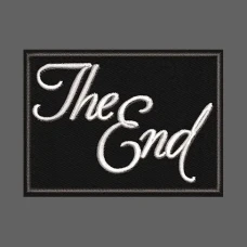 Parche Bordado The End