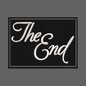 Parche Bordado The End