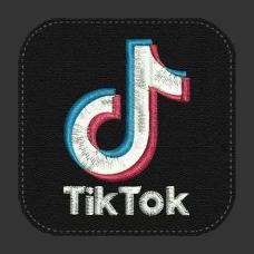Parche Bordado TikTok